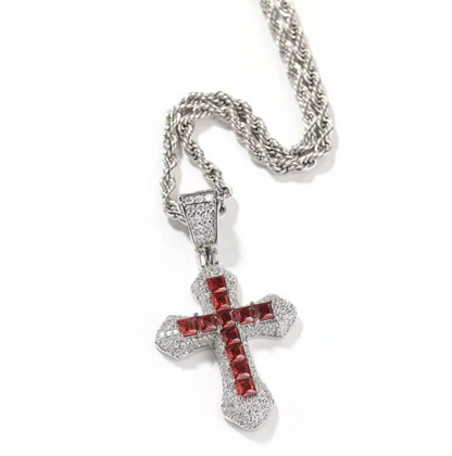 Hip Hop Diamond Cross Necklace