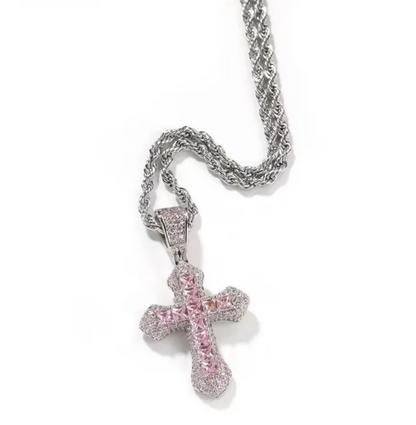 Hip Hop Diamond Cross Necklace