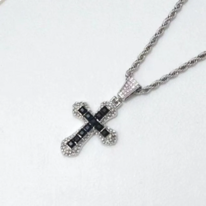 Hip Hop Diamond Cross Necklace