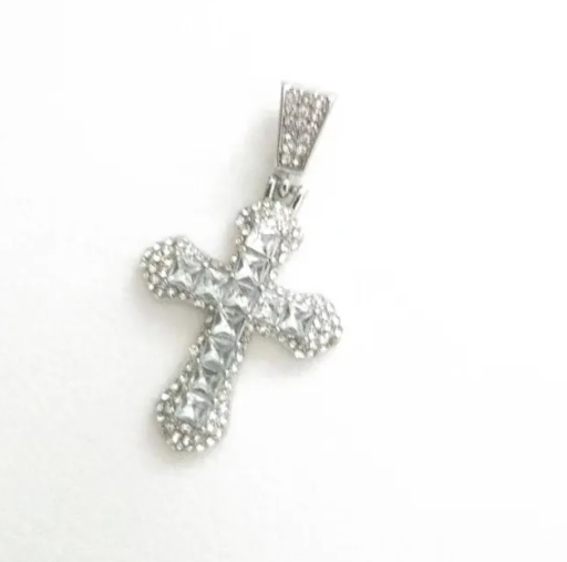 Hip Hop Diamond Cross Necklace