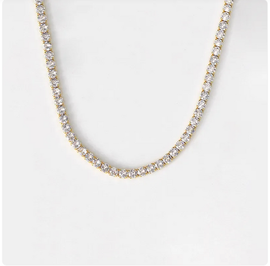 Hip-Hop Zircon Tennis Chain